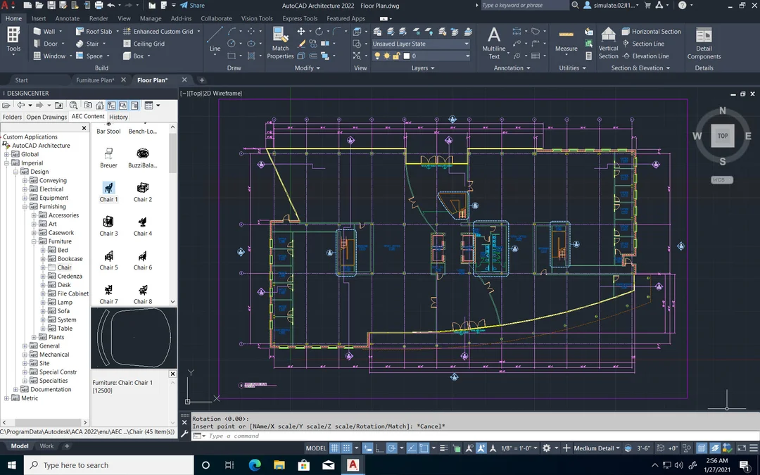 لقطة شاشة Autodesk AutoCAD 2