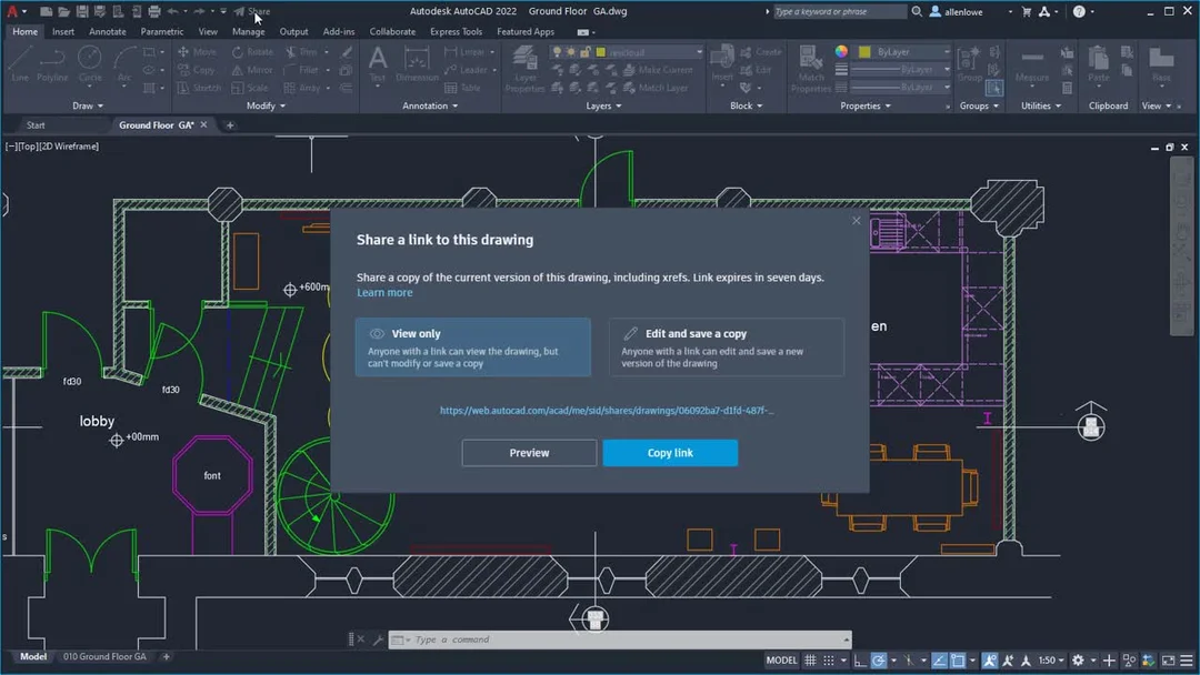 لقطة شاشة Autodesk AutoCAD 3