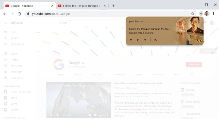 لقطة شاشة Chrome 2