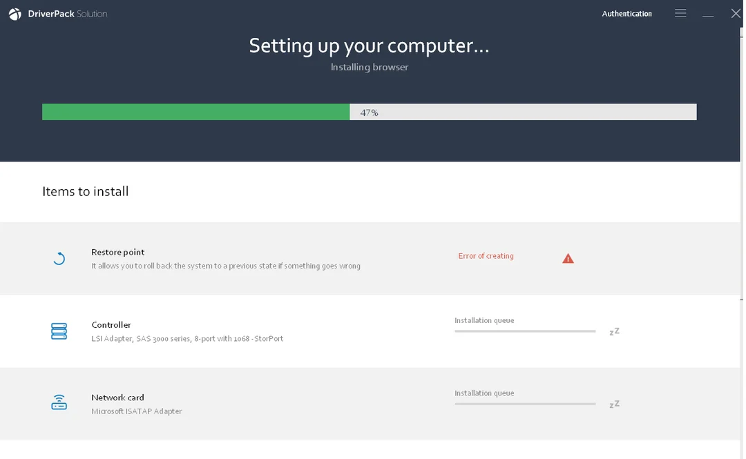 لقطة شاشة Driverpack 3