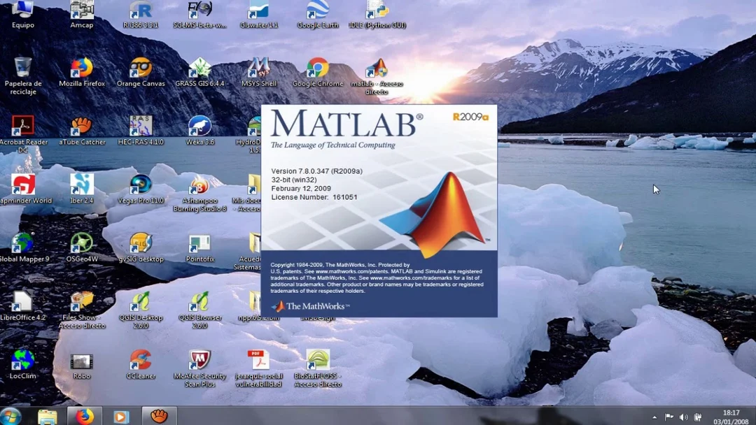لقطة شاشة Matlab 1