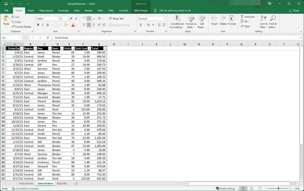 لقطة شاشة Microsoft Office 1