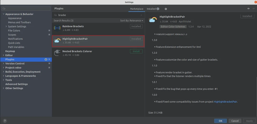 لقطة شاشة PyCharm 3