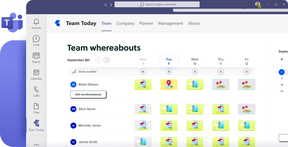 لقطة شاشة Teams 1