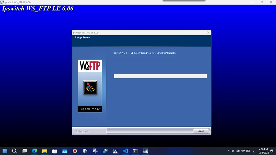 لقطة شاشة WS_FTP LE 1