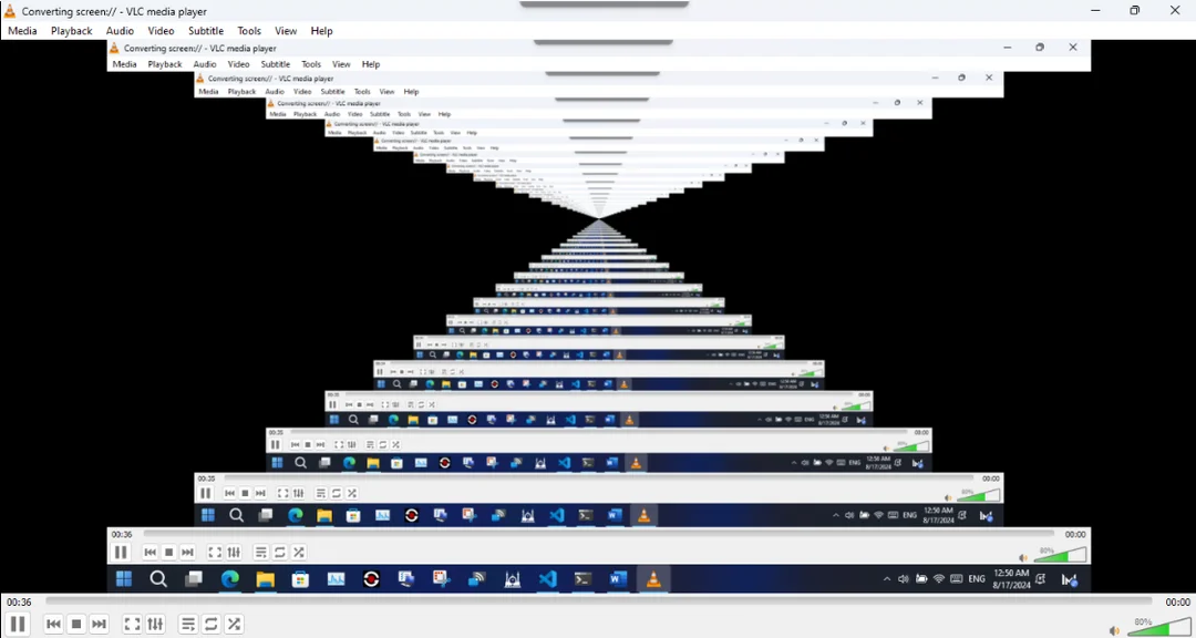 لقطة شاشة VLC 3