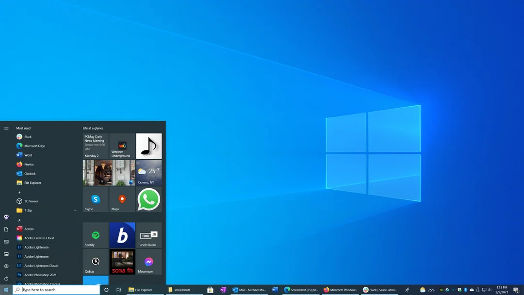 Windows 10 Screenshot 1