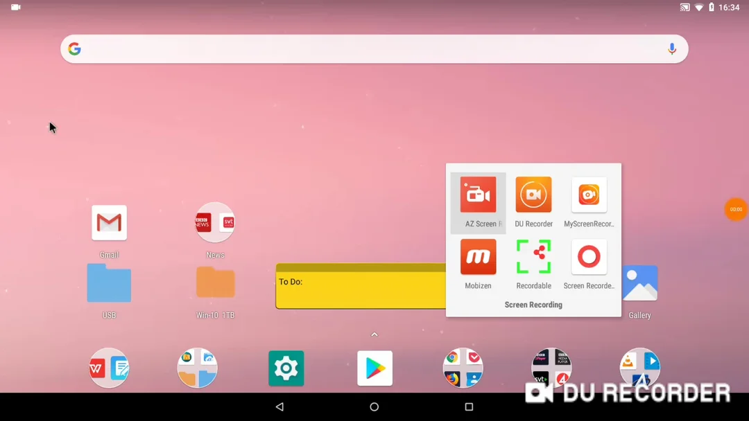لقطة شاشة Android 8.1 Desktop 1