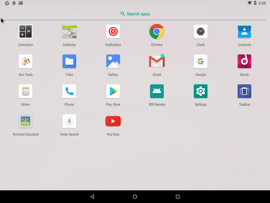لقطة شاشة Android 8.1 Desktop 3