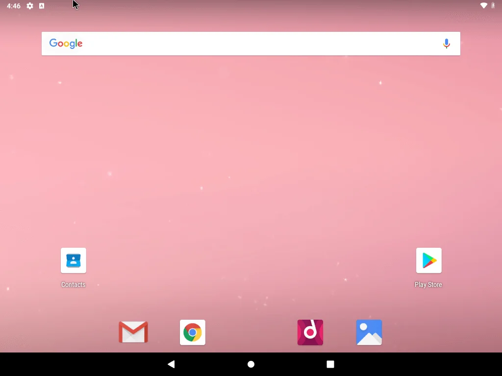 لقطة شاشة Android 9 Desktop 1