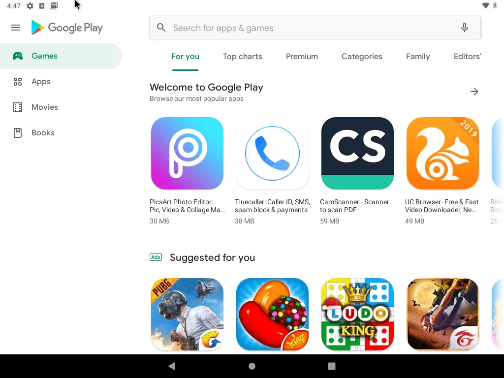 لقطة شاشة Android 9 Desktop 3
